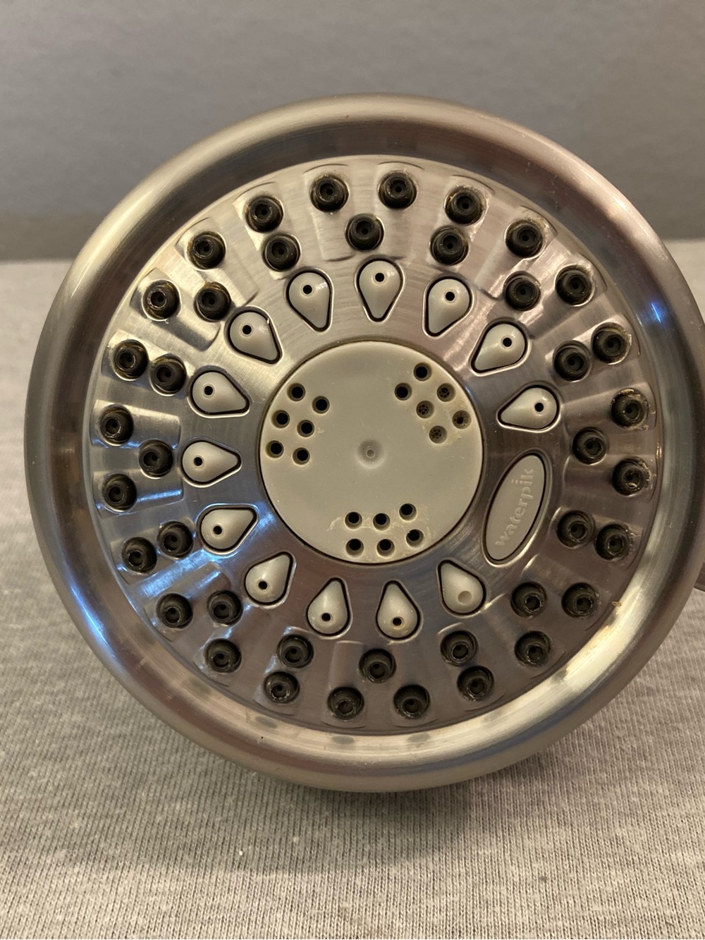 Brushed Nickel 5 Position Massaging Shower Head
